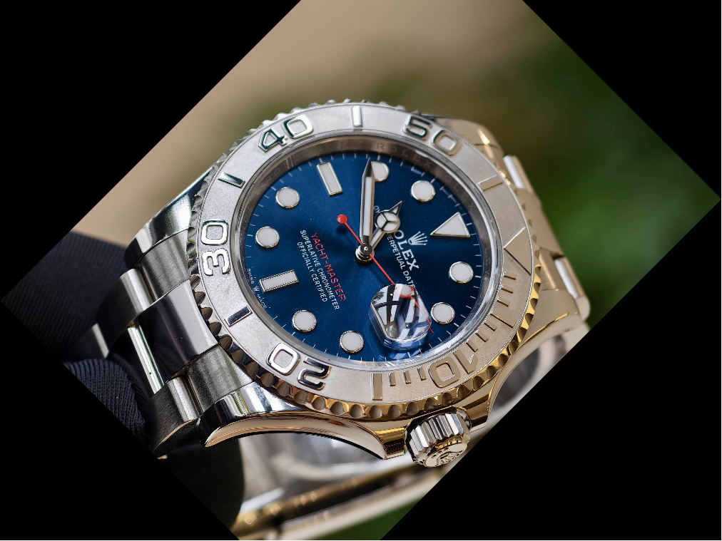 劳力士/Rolex 游艇名仕型 m126622-0002 自动上链 铂金钢（蚝式钢与铂金的组合） 40毫米 2024年全套全长 蓝游艇转让公告