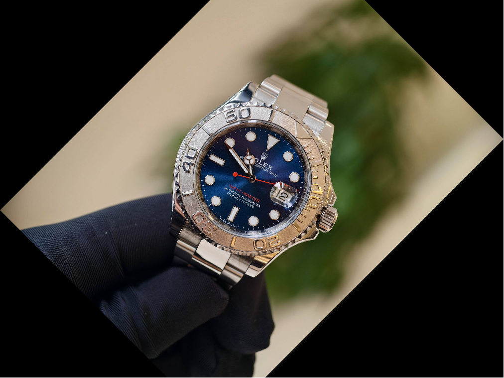 劳力士/Rolex 游艇名仕型 m126622-0002 自动上链 铂金钢（蚝式钢与铂金的组合） 40毫米 2024年全套全长 蓝游艇转让公告