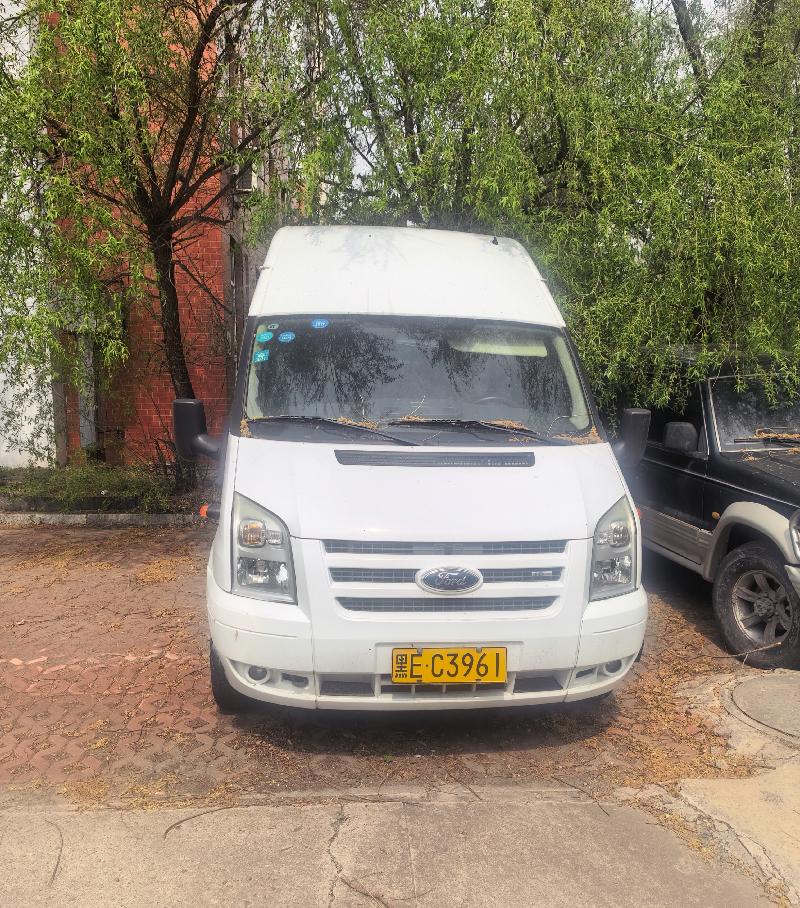 黑龙江省农业科学院大庆分院1台江铃全顺牌JX6641T-S3大型普通客车（黑EC3961）报废车辆转让交易公告