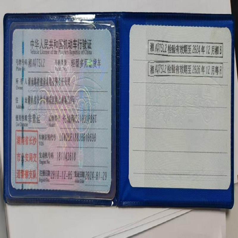 湘AQ75L2长城牌CC1031PB6T 轻型普通货车(国资监测编号GR2026HN1001433)