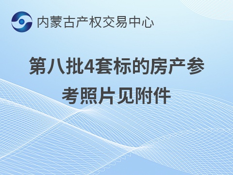 突泉县突泉镇第八批（4套）住宅房产分别转让