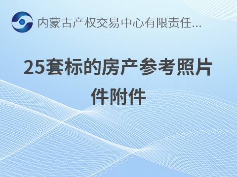 突泉县突泉镇一批（25套）商业及住宅房产分别转让