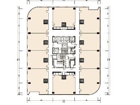 江苏省淮安市清江浦区淮安金融中心C5号楼1801室招租公告