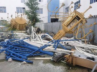 原凯盛家具城主楼后侧空地废钢转让公告