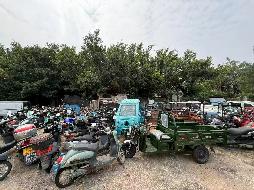 35辆报废机动车整体及2250辆二轮摩托车、二轮电动车、三轮电动车等报废车辆整体分别转让
