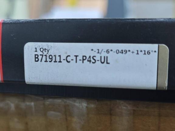 角接触球轴承_B71911-C-T-P4S-UL转让公告