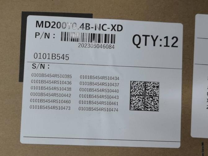 变频器_MD200T0.4B-NC转让公告