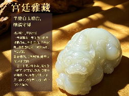宫廷雅藏｜羊脂白玉瑞兽，纳福守禄