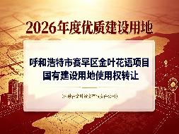【2026年度优质建设用地】呼和浩特市赛罕区金叶花屿项目国有建设用地使用权转让（内蒙古金叶投资有限责任公司）(国资监测编号GR2026NM1001665-4)