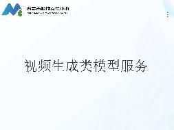 视频生成类模型服务