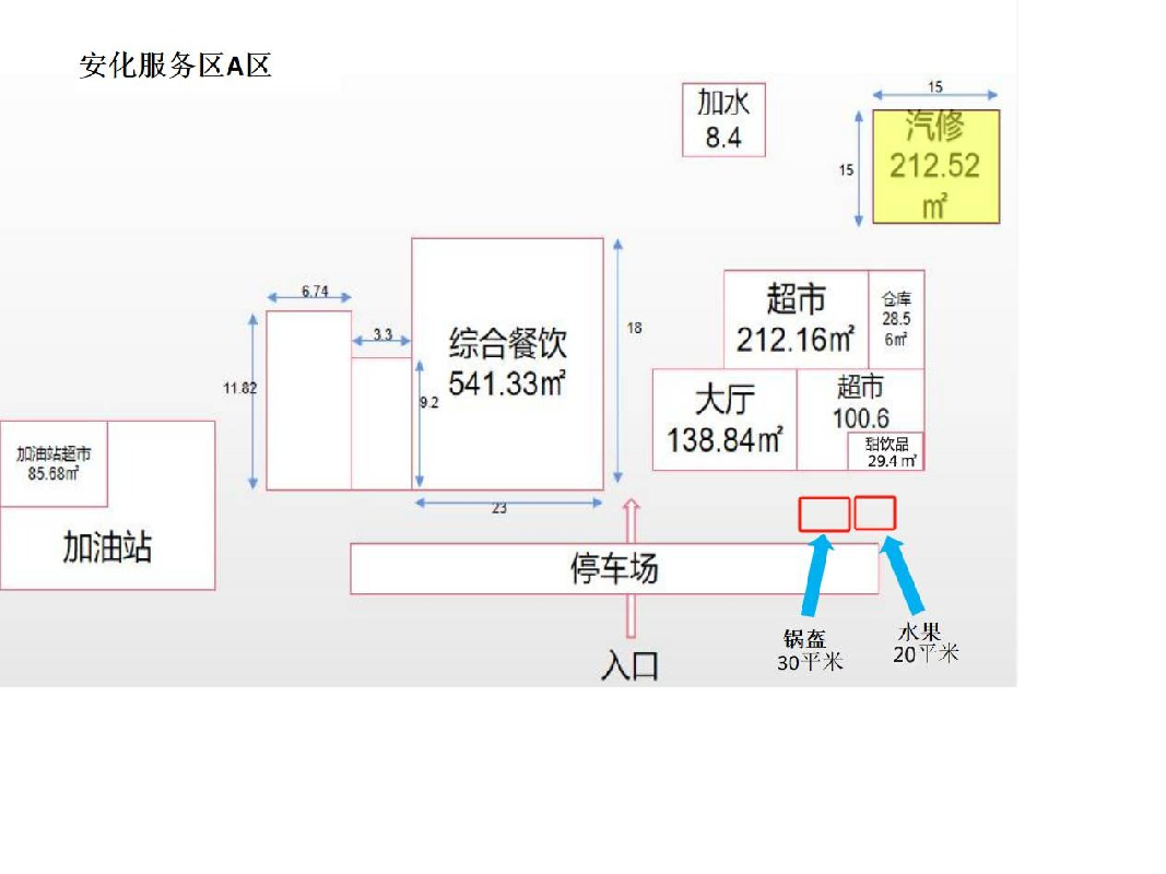 S20平洞高速湖南高速广通实业安化服务区A、B区 水果项目(国资监测编号GR2026HN1003746)