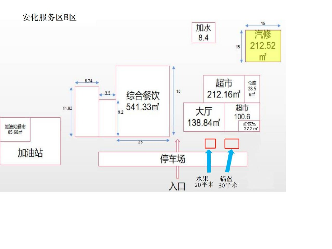 S20平洞高速湖南高速广通实业安化服务区A、B区 水果项目(国资监测编号GR2026HN1003746)