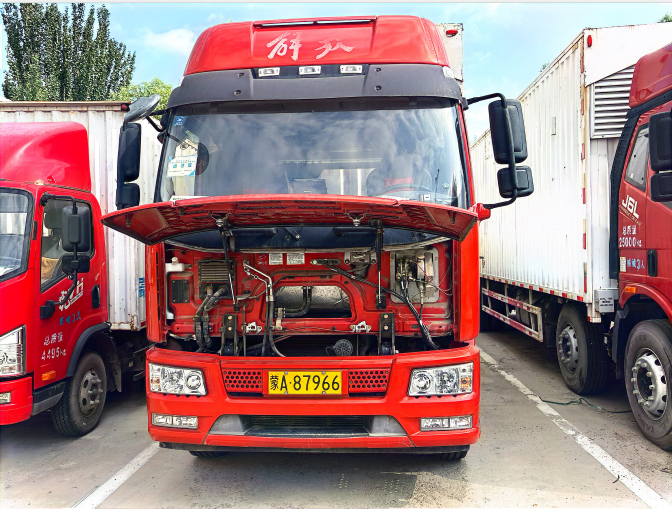 （蒙A87966）解放牌重型厢式货车7.2（内蒙古昆明卷烟公司）(国资监测编号GR2026NM1004499)