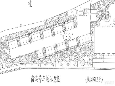 南港西侧停车场招租公告