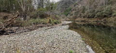 石台县清溪河黄河村段河道清淤工程产生的砂砾石(含卵石粗砂疏浚土