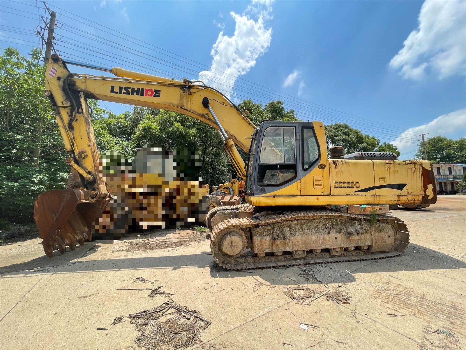 池州市贵池区五〇七码头拆迁报废的挖掘机(含破碎锤)转让公告-e交易