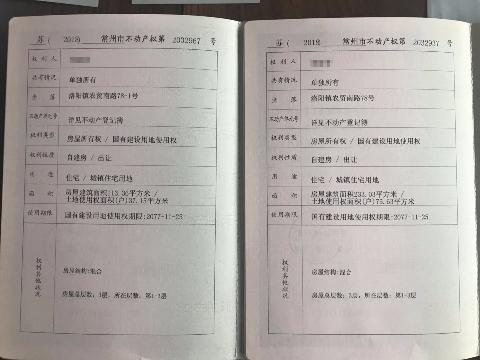 洛阳镇农贸南路78号、78-1号房地产交易公告