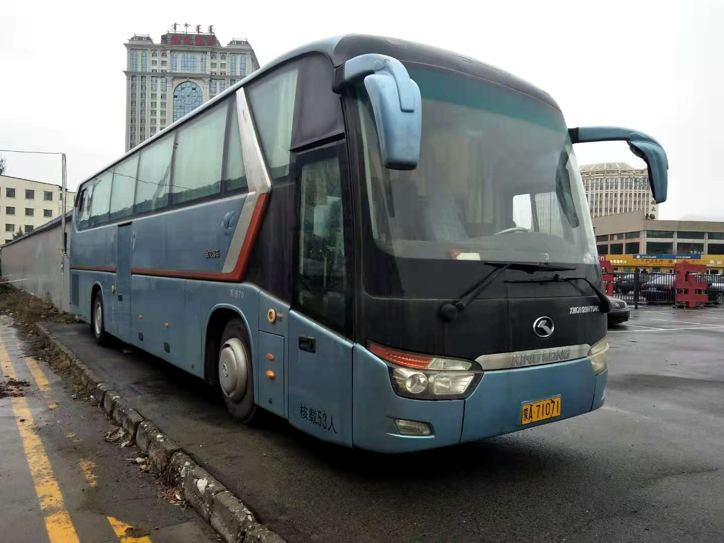 (蒙a71071)金龍牌xmq6129hyd4c大型普通客車10.