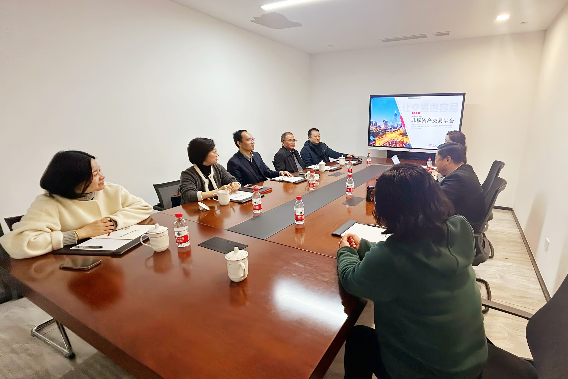 常州市钟楼区统计局局长一行来访交流