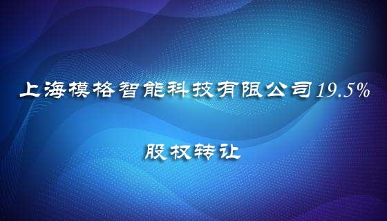 上海模格智能科技有限公司19.5%股权